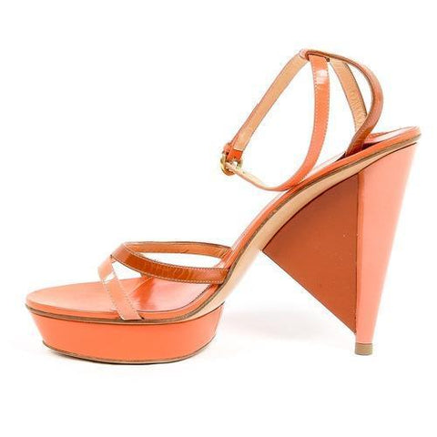 Orange 40 EUR - 10 US Sergio Rossi Womens Sandal