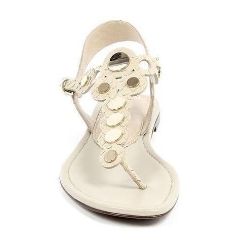 Beige 36.5 EUR - 6.5 US Sergio Rossi Womens Sandal