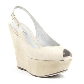 Beige 37 EUR - 7 US Sergio Rossi Womens Slingback Sandal