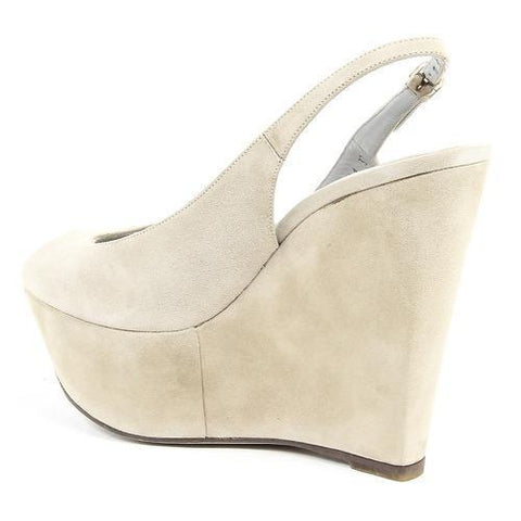 Beige 37 EUR - 7 US Sergio Rossi Womens Slingback Sandal