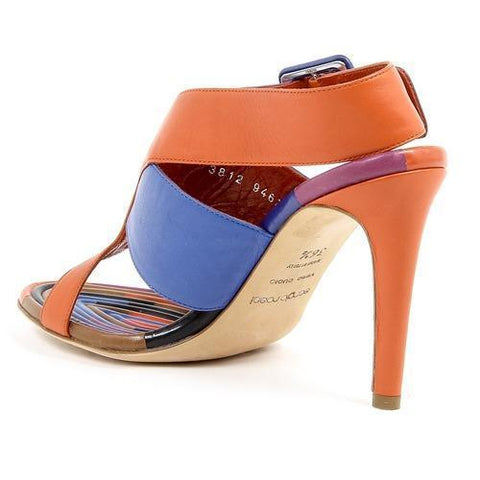 Multicolor 36.5 EUR - 6.5 US Sergio Rossi Womens Sandal