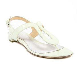 White 37 EUR - 7 US Sergio Rossi Womens Sandal
