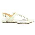 White 37 EUR - 7 US Sergio Rossi Womens Sandal