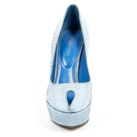 Light Blue 36 EUR - 6 US Sergio Rossi Womens Pump