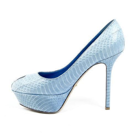 Light Blue 36 EUR - 6 US Sergio Rossi Womens Pump
