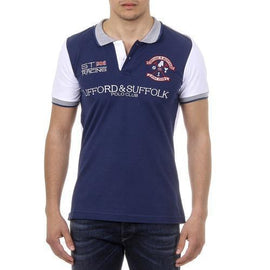 Blue S Ufford & Suffolk Polo Club Mens Polo Short Sleeves US001 INDIGO