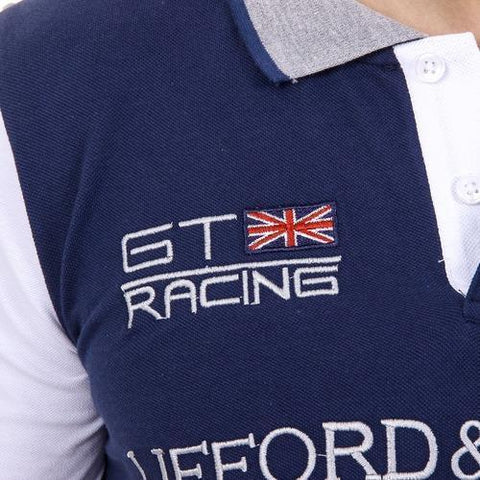Blue XL Ufford & Suffolk Polo Club Mens Polo Short Sleeves US001 INDIGO