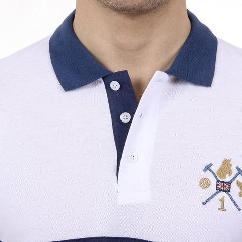 White S Ufford & Suffolk Polo Club Mens Polo Short Sleeves US002 WHITE