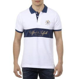 White XXL Ufford & Suffolk Polo Club Mens Polo Short Sleeves US002 WHITE
