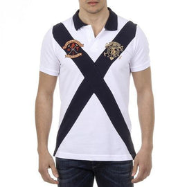 White L Ufford & Suffolk Polo Club Mens Polo Short Sleeves US003 WHITE