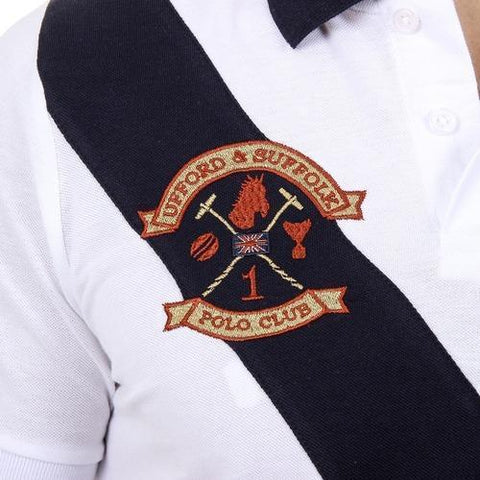 White XXL Ufford & Suffolk Polo Club Mens Polo Short Sleeves US003 WHITE