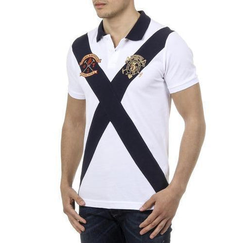 White XXL Ufford & Suffolk Polo Club Mens Polo Short Sleeves US003 WHITE