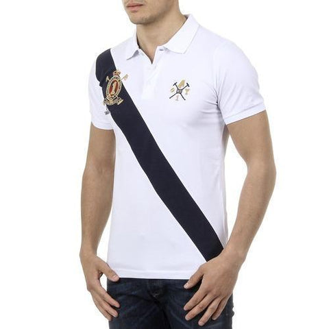 White XXL Ufford & Suffolk Polo Club Mens Polo Short Sleeves US004 WHITE