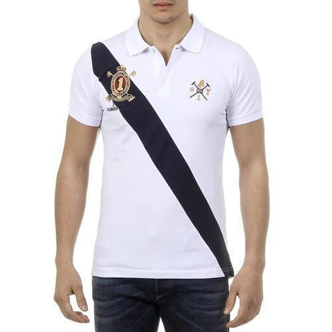 White XXL Ufford & Suffolk Polo Club Mens Polo Short Sleeves US004 WHITE