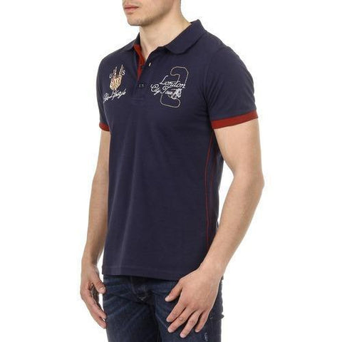 Blue S Ufford & Suffolk Polo Club Mens Polo Short Sleeves US005 NAVY BLUE