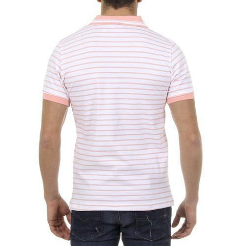Pink L Ufford & Suffolk Polo Club Mens Polo Short Sleeves US006 PINK