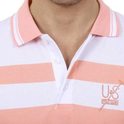 Pink XXL Ufford & Suffolk Polo Club Mens Polo Short Sleeves US006 PINK