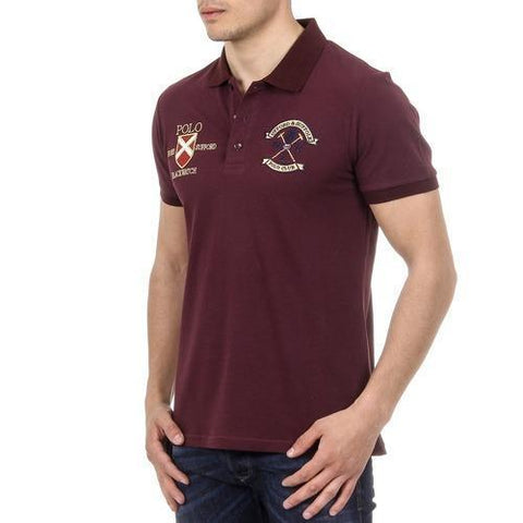 Bordeaux XXL Ufford & Suffolk Polo Club Mens Polo Short Sleeves US007 BORDEAUX