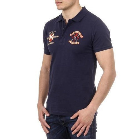 Blue XL Ufford & Suffolk Polo Club Mens Polo Short Sleeves US007 NAVY BLUE