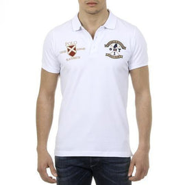 White L Ufford & Suffolk Polo Club Mens Polo Short Sleeves US007 WHITE