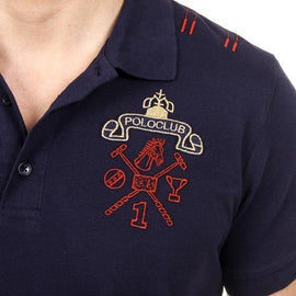 Blue S Ufford & Suffolk Polo Club Mens Polo Short Sleeves US008 NAVY BLUE