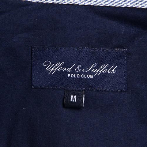 Blue M Ufford & Suffolk Polo Club Mens Shirt Long Sleeves US010 NAVY BLUE