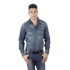 Denim S Diesel Mens Shirt Long Sleeves 00SD24 0666D 01 NEW-SONORA