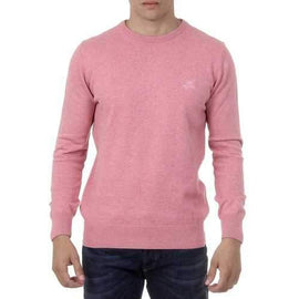 Pink XL Ufford & Suffolk Polo Club Mens Sweater Long Sleeves Round Neck PULLRUS100 PINK