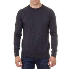 Dark Grey XXL Ufford & Suffolk Polo Club Mens Sweater Long Sleeves Round Neck PULLRUS100 ANTHRACITE