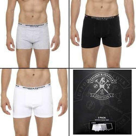 Multicolor XL Ufford & Suffolk Polo Club Mens Three pack boxer trunk US200
