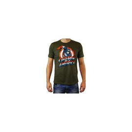 Green XXL Marvel Comics mens T-shirt Captain America