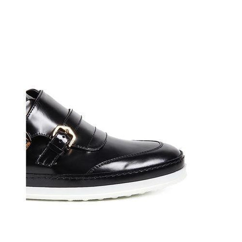 Black 39 EUR - 8 US (260mm) Tods ladies double monkstrap XXW0UV0K9407LWB999