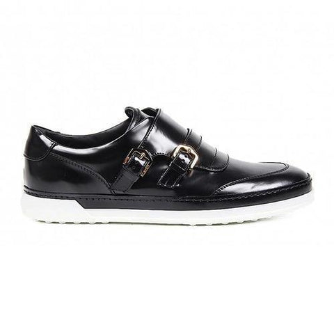 Black 39 EUR - 8 US (260mm) Tods ladies double monkstrap XXW0UV0K9407LWB999