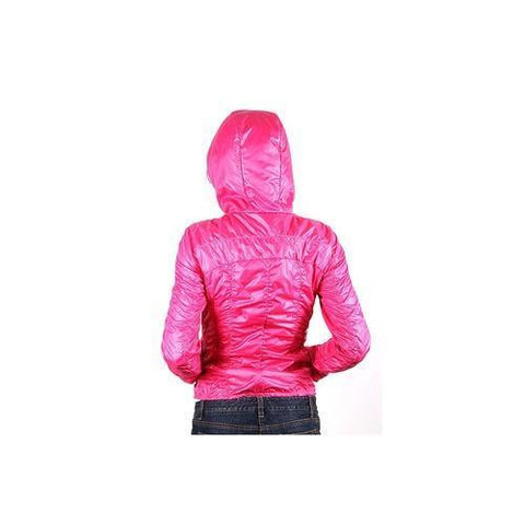 Fuxia 44 EUR - 10 US Hogan ladies jacket with hood KJW12268030BSSL605