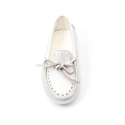Silver 29 EUR - 11 US Tods girl mocassin UXC00G0B870WISB200