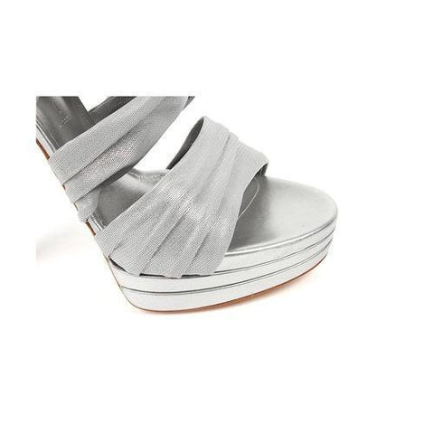 Silver 40 EUR - 10 US Casadei ladies sandals 6827G104.AP5C038031