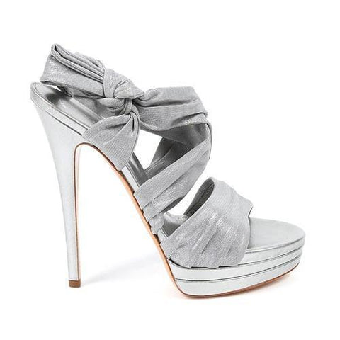 Silver 41 EUR - 11 US Casadei ladies sandals 6827G104.AP5C038031