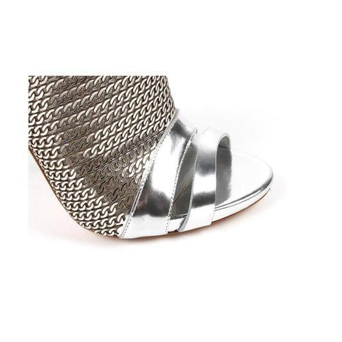 Silver 39 EUR - 9 US Casadei ladies sandals 5102N123.ER2T328016