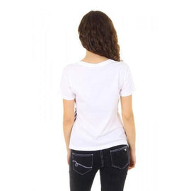Striped 40 EUR - 4 US Emporio Armani ladies t-shirt short sleeve AGH60 AX 1D