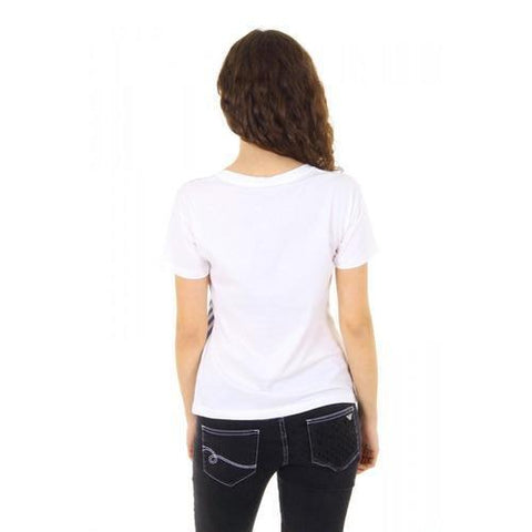 Striped 40 EUR - 4 US Emporio Armani ladies t-shirt short sleeve AGH60 AX 1D