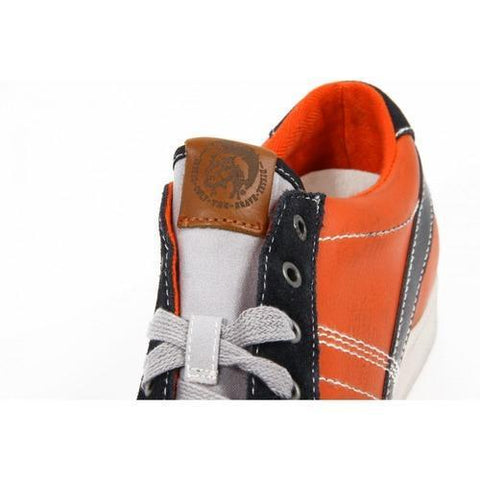 Orange 40 EUR - 7.5 US Diesel mens sneakers D-STRING LOW Y01107 P0501 H5613