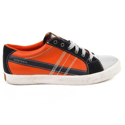 Orange 40 EUR - 7.5 US Diesel mens sneakers D-STRING LOW Y01107 P0501 H5613