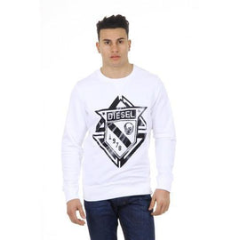 White XL Diesel mens sweater S-CHOOL 00SHXQ 0IAGX 100