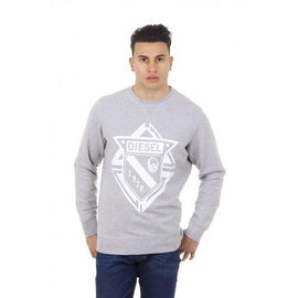 Grey L Diesel mens sweater S-CHOOL 00SHXQ 0IAGX 912
