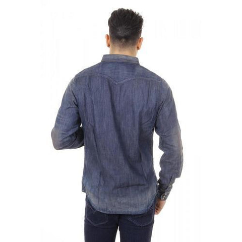 Denim S Diesel mens shirt long sleeve NEW-SONORA 00SD24 0662Q 01