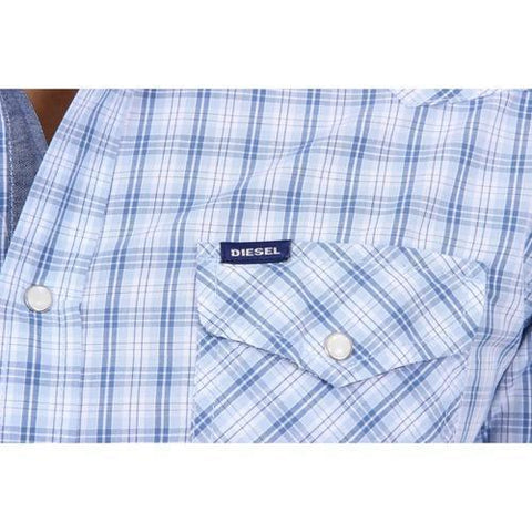 Multicolor XS Diesel mens shirt long sleeve SULFURA 00SFYS 0PAGT 88P