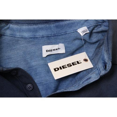 Dark Blue S Diesel mens polo T-VANI 00SC40 0PAFO 01