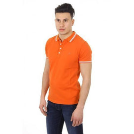 Orange L Diesel mens polo T-OIN 00SFUN 00MXZ 43L