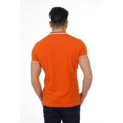 Orange L Diesel mens polo T-OIN 00SFUN 00MXZ 43L