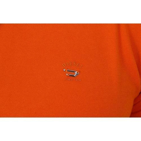 Orange L Diesel mens polo T-OIN 00SFUN 00MXZ 43L